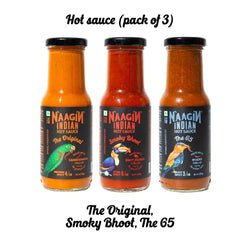 Hot Sauce - The Original + Smoky Bhoot + The 65 (Pack of 3)